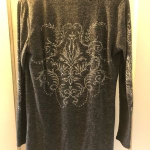 “Miss Me” Gray Sweater